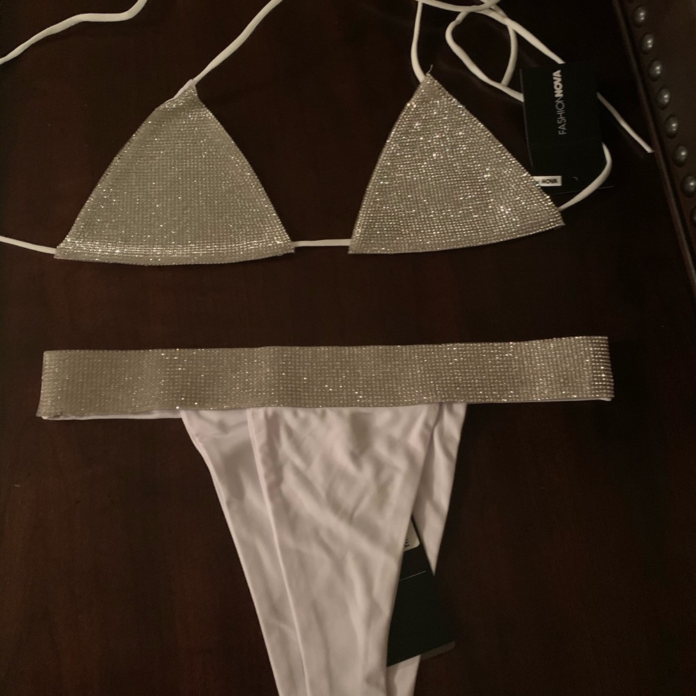 Fashion nova diamanté bikini